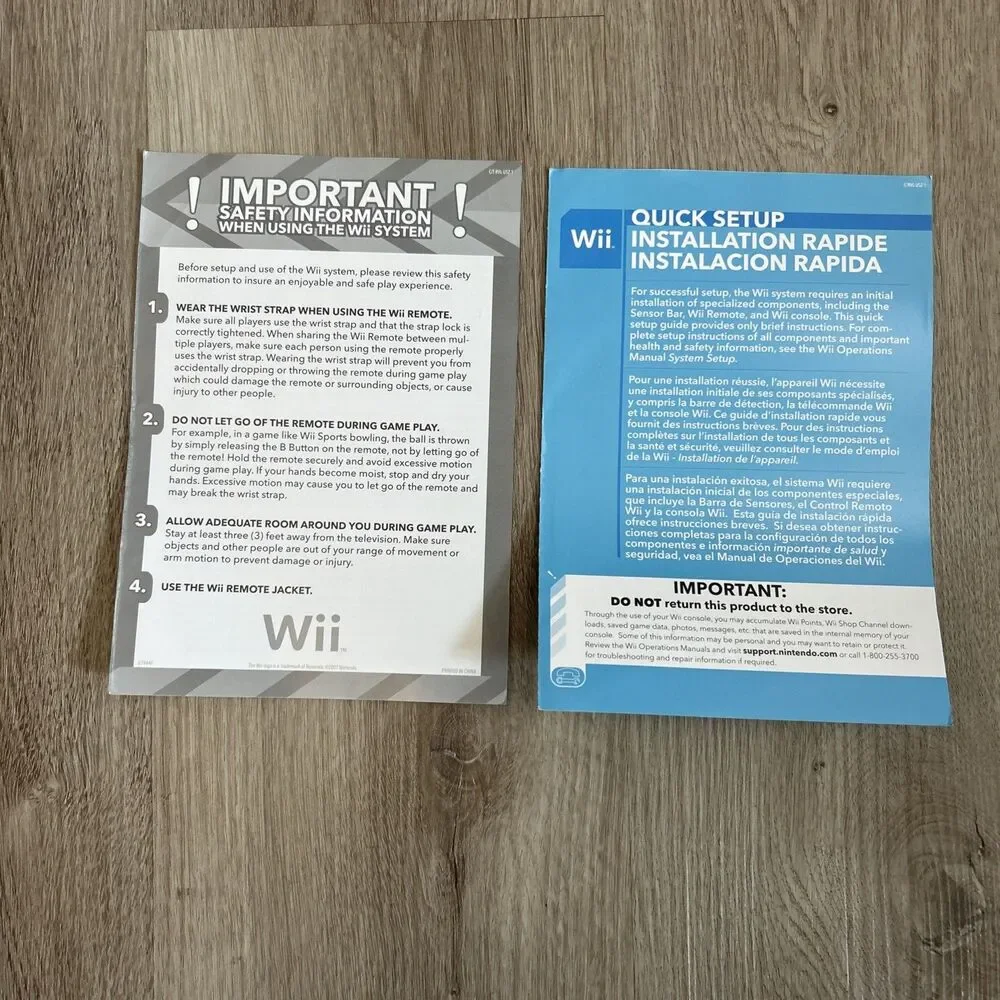 Nintendo Wii White Console Empty Box w/ Inserts BOX ONLY No Console or Tray READ
